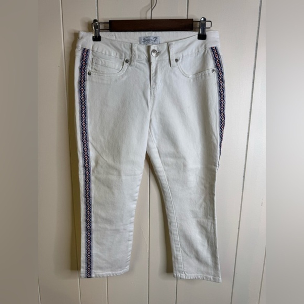Seven7 Cropped Capri Jeans 4